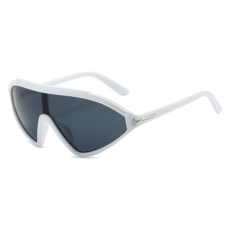 Dame sporty solbriller med ergonomisk full rammedesign Luvikno