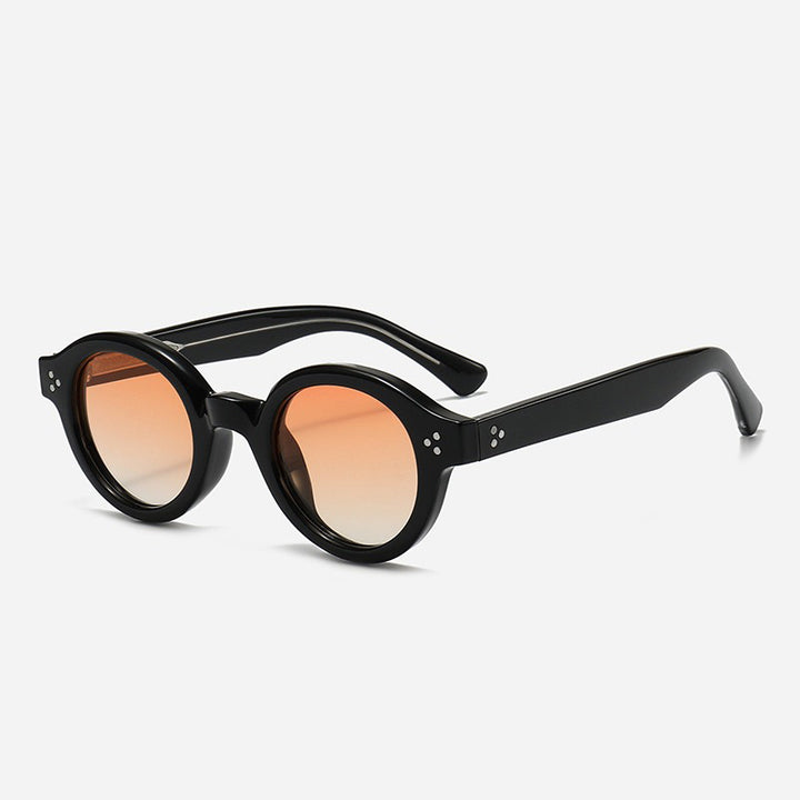 Damer Modisk Rund-solbrille med stilige detaljer Luvikno