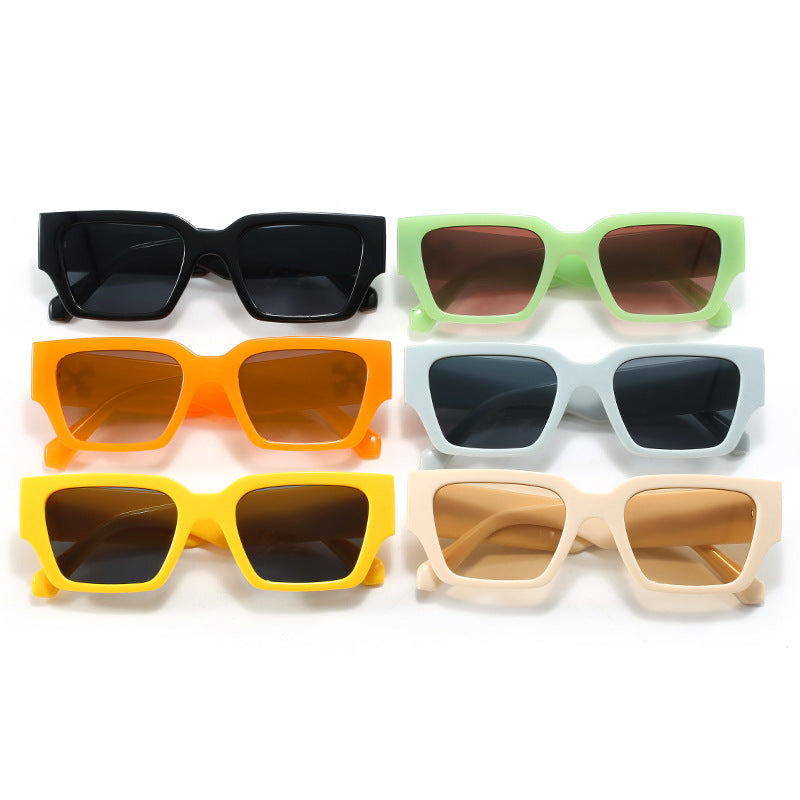Dame stilige oversized solbriller med unikt design Luvikno