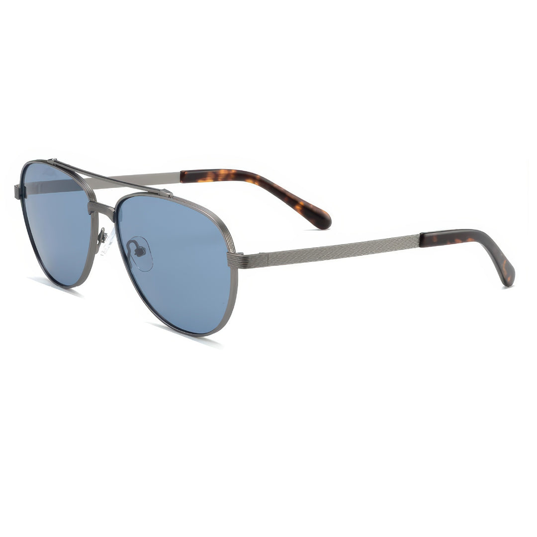 Dame solbriller i elegant aviator-design med polariserte linser Luvikno