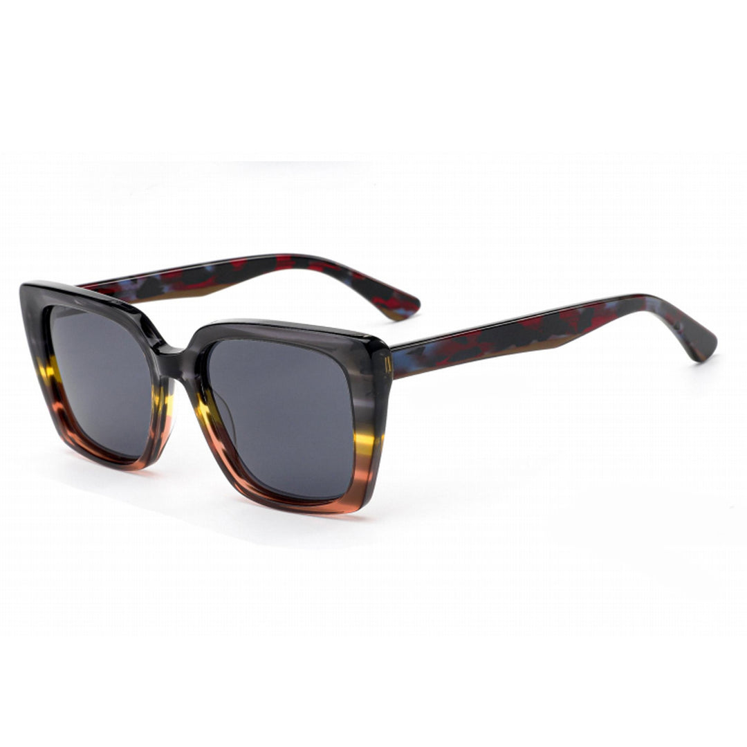 Damer oversized solbriller med matt finish og stilige detaljer Luvikno