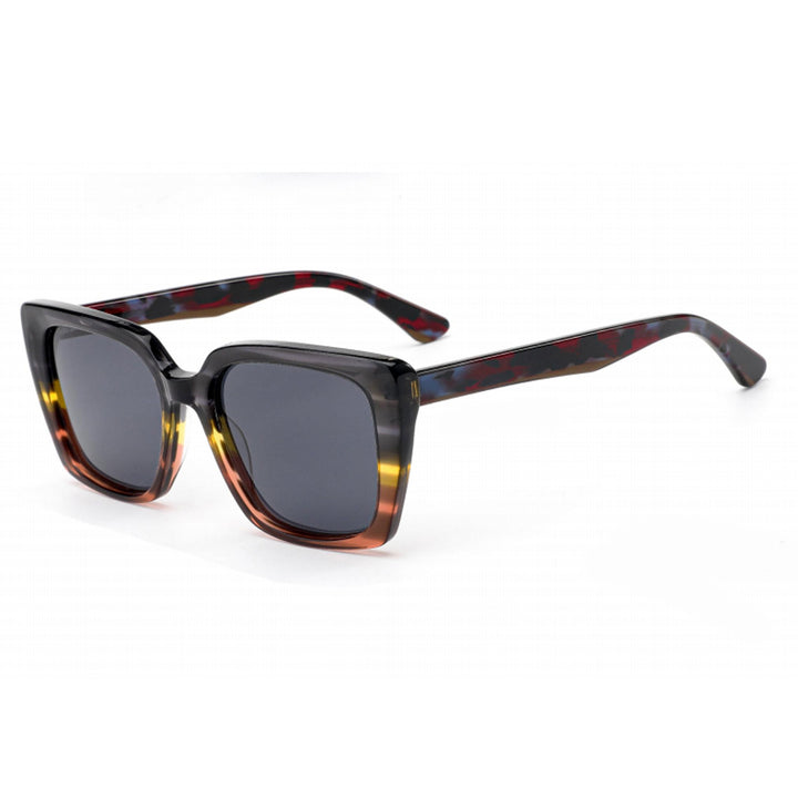 Damer oversized solbriller med matt finish og stilige detaljer Luvikno