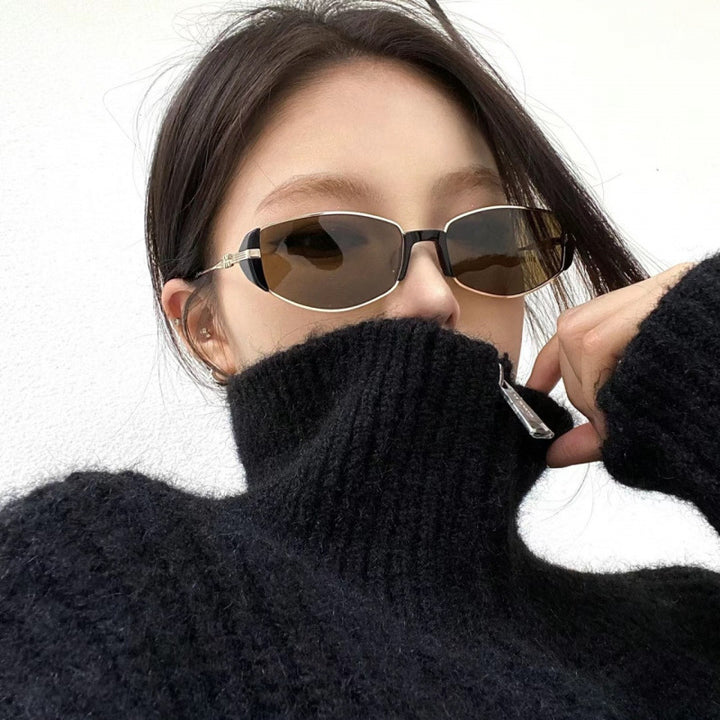 Dame elegant lesebrille med metallramme Luvikno