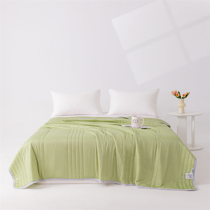 Cooling Ice Silk Summer Blanket – Lightweight, Washable, Soft Quilt for Babies & Adults | Luvikno