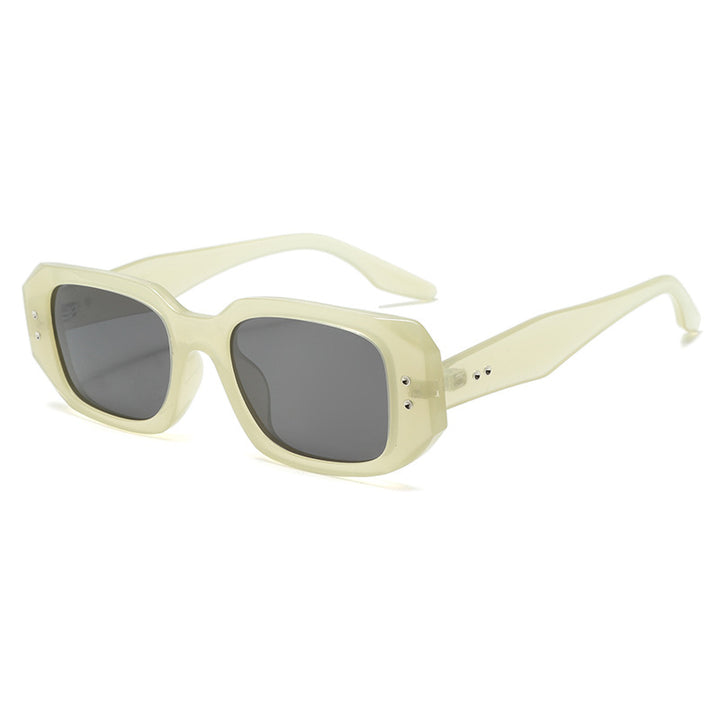 Dame moteriktig oversized solbrille med stilig ramme og UV-beskyttelse Luvikno