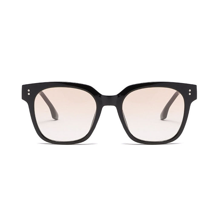 Dame solbrille i innovativ design med bred ramme Luvikno