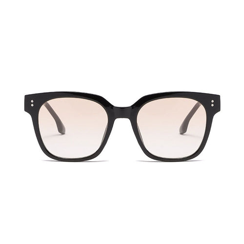 Dame solbrille i innovativ design med bred ramme Luvikno