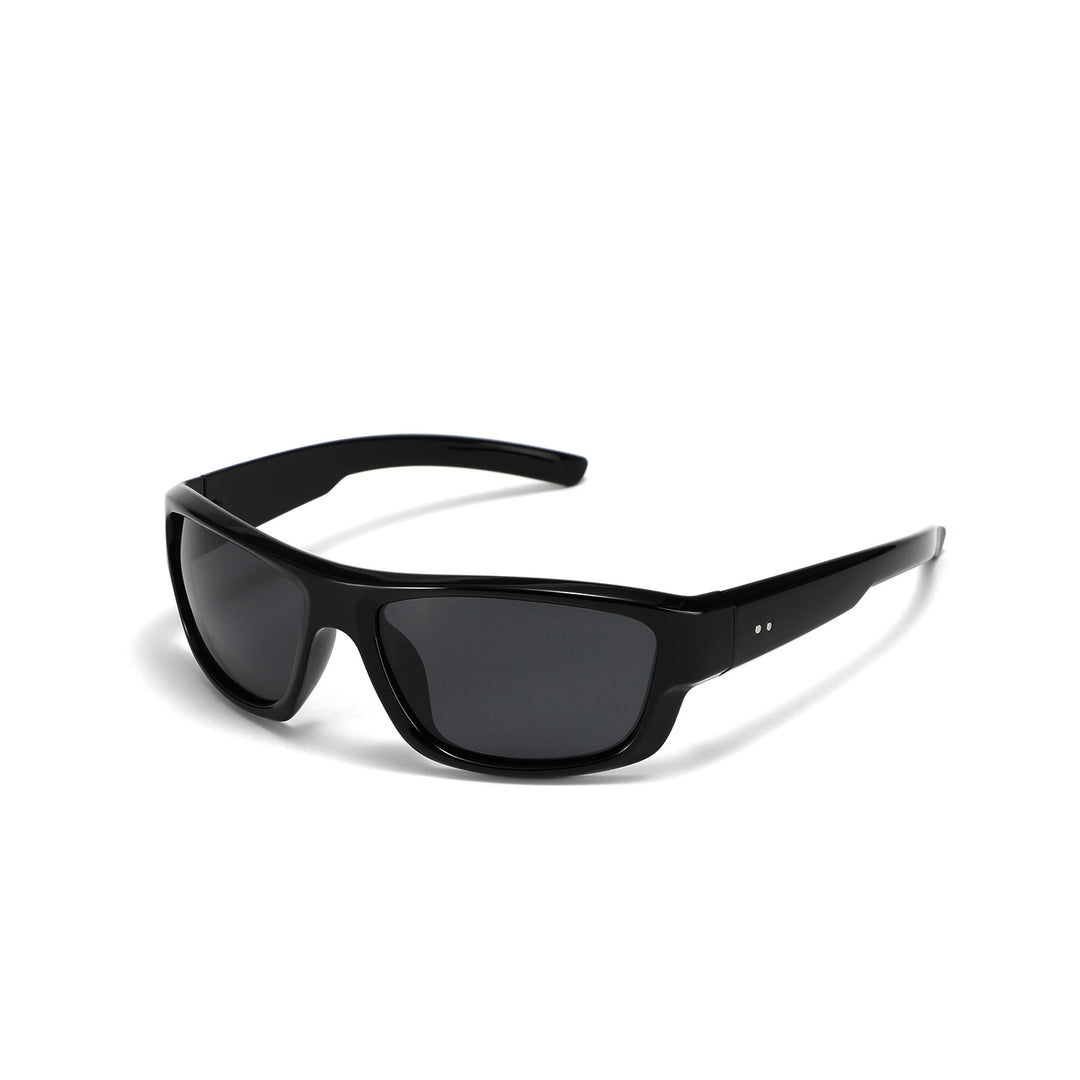 Dame sporty solbriller med bred UV-beskyttelse og lett ramme Luvikno