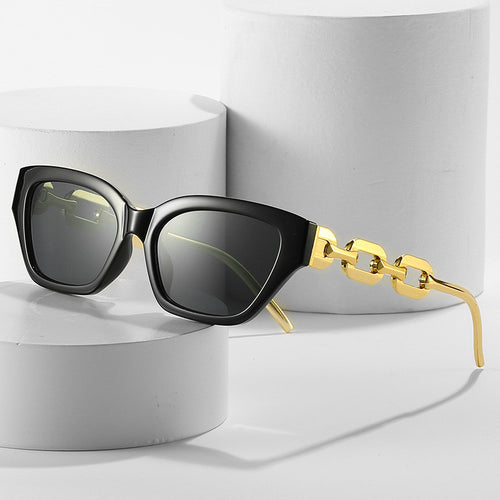 Dame solbrille med unikt kjededesign Luvikno