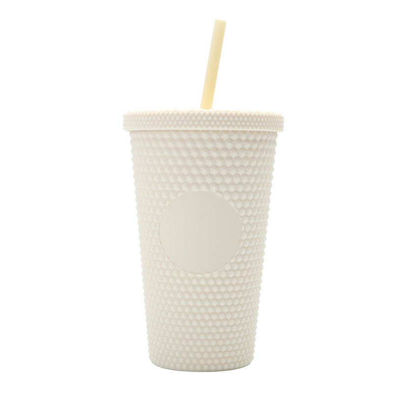 Unisex plastikkopp med teksturert design Luvikno