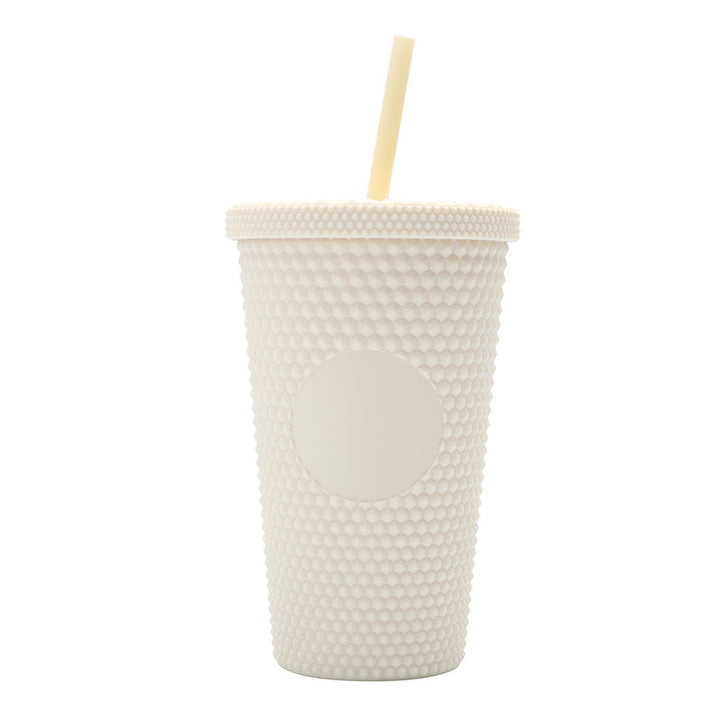 Unisex plastikkopp med teksturert design Luvikno