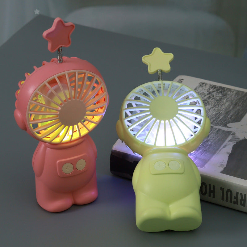 Unisex Bærbar Mini-vifte i kreativt figurd Design Luvikno