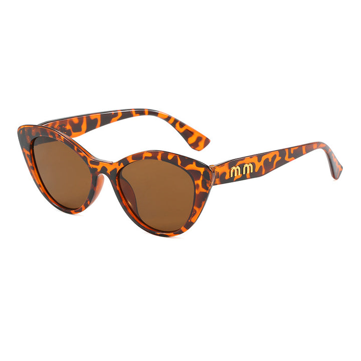Damen Cat-Eye solbriller i trendy vintage-stil Luvikno