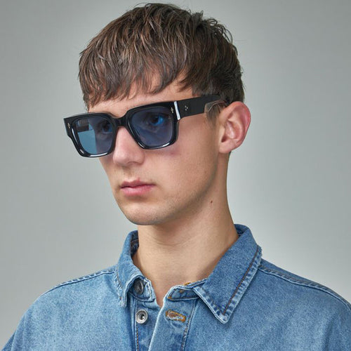 Dame kvadratisk solbrille med luksuriøs ramme og beskyttende UV-filter Luvikno
