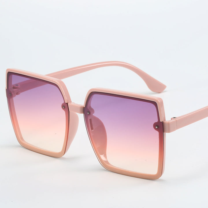 Damer oversized solbriller med kvadratisk ramme Luvikno