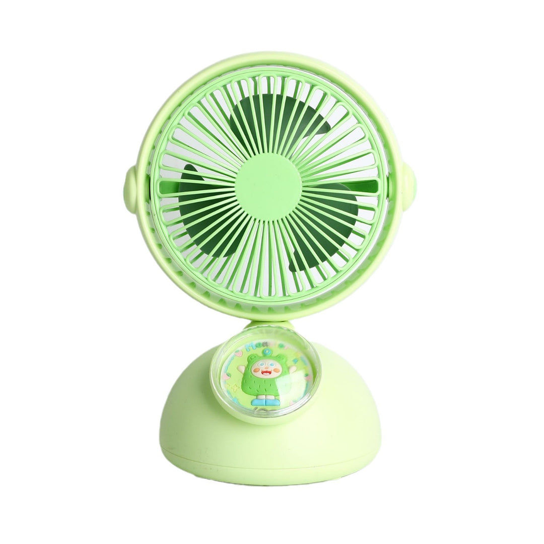 Unisex Bærbar Mini-Ventilator med kreativt design og Spilleur-funksjon Luvikno