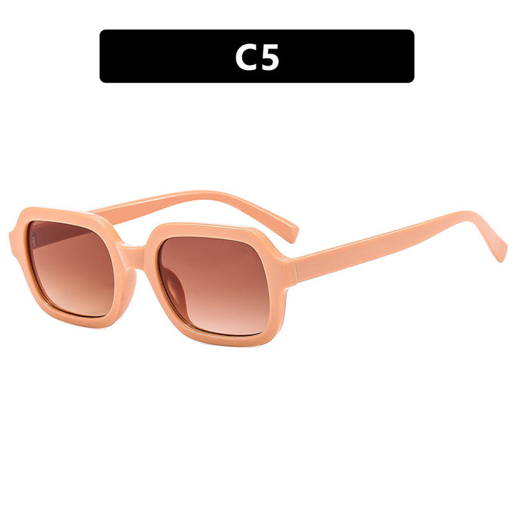 Dame kvadratisk solbrille i elegant design Luvikno