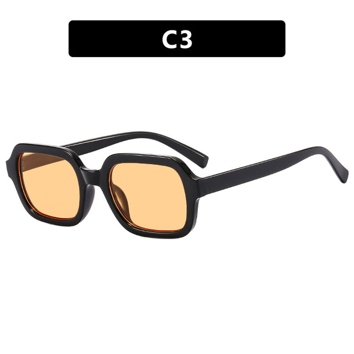Dame kvadratisk solbrille i elegant design Luvikno