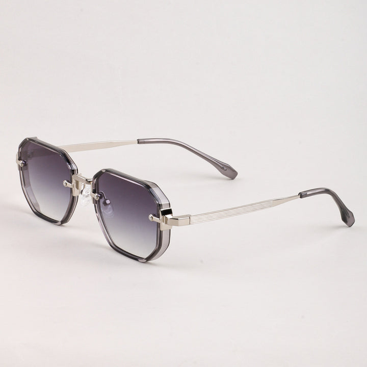 Dame moteriktig solbrille i elegant, åttkantet design Luvikno