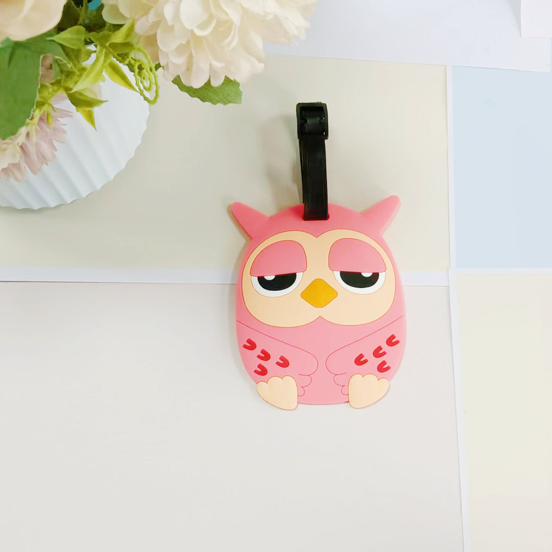 Unisex Bagasjelapp i Flamingo-design Luvikno