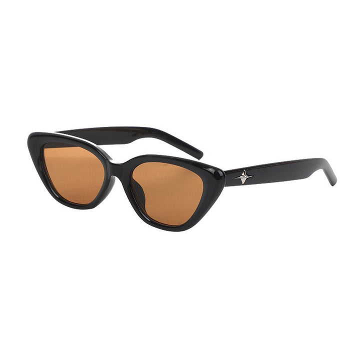 Dame Cat-Eye solbriller med elegant design og UV-beskyttelse Luvikno