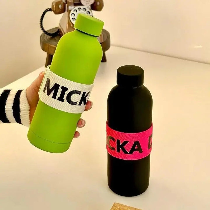 Damen Sportliche Edelstahl-Wasserflasche Luvikno