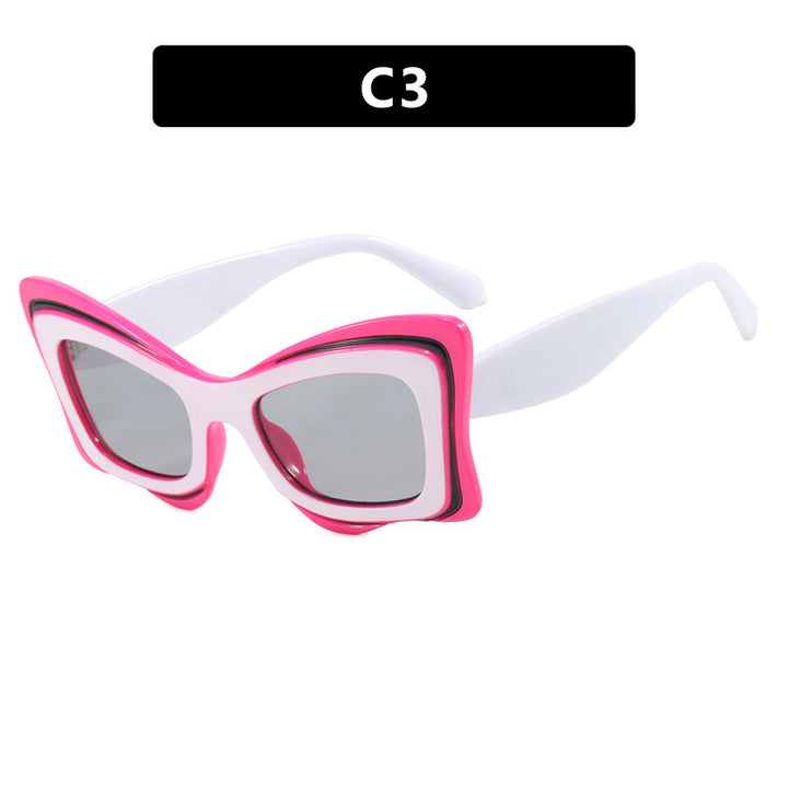 Dame oversized solbrille i ekstravagant design Luvikno