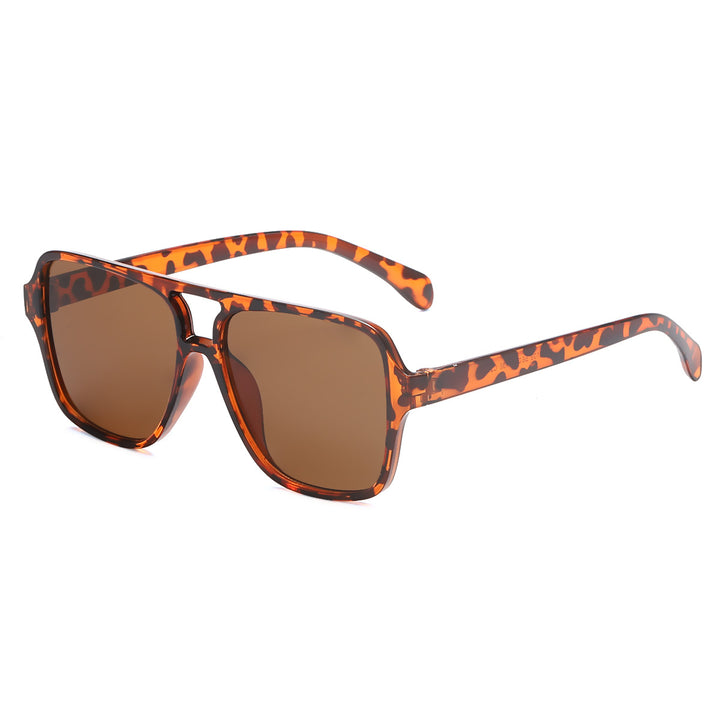 Dame kvadratisk solbrille med elegant overgangsramme Luvikno