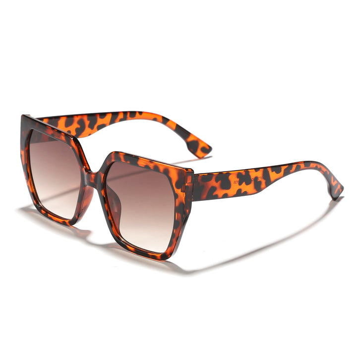 Dame oversized kvadratisk solbrille med enestående komfort og moderne design Luvikno