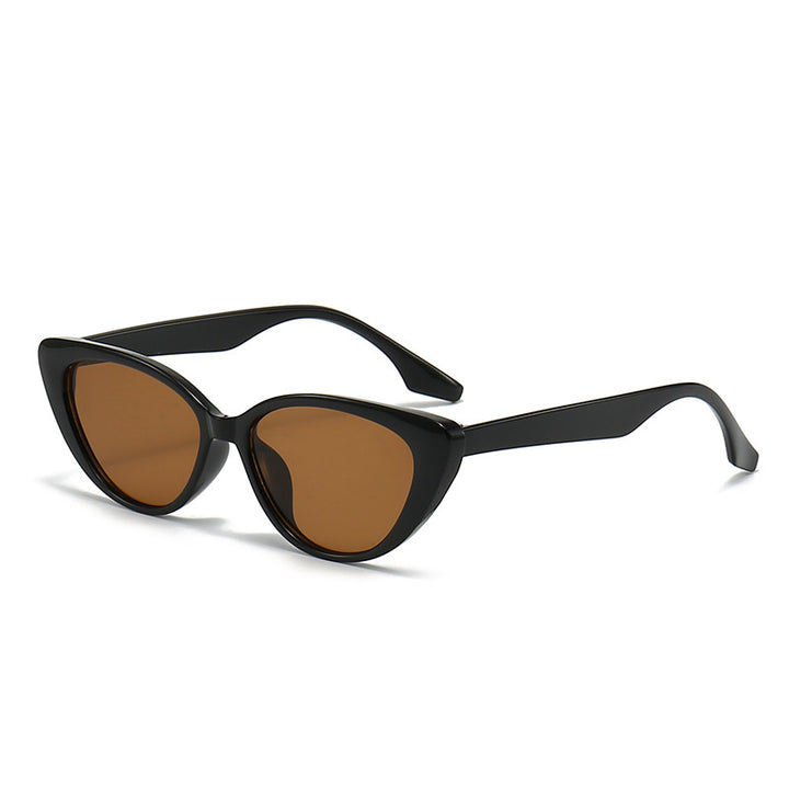Dame stilige Vintage-solbriller i Cat-Eye-stil Luvikno