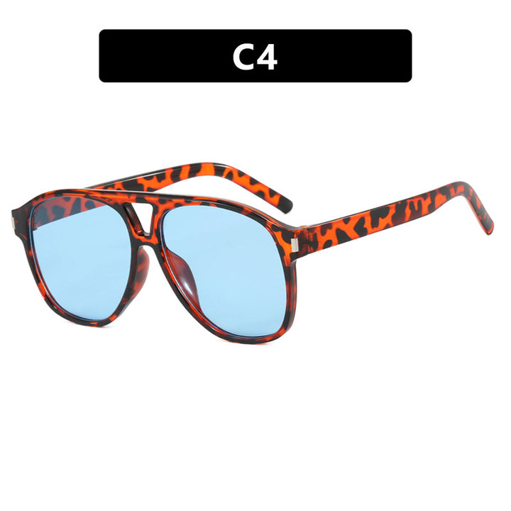 Damer solbrille i trendy skilpadde-design Luvikno