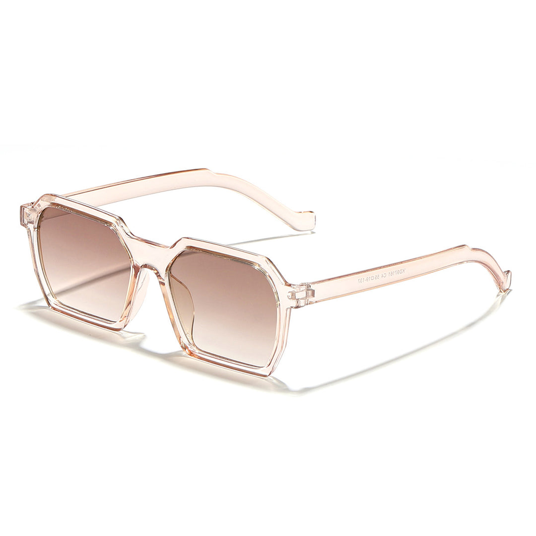 Dame moterik solbrille med innovativt åttekantet design Luvikno