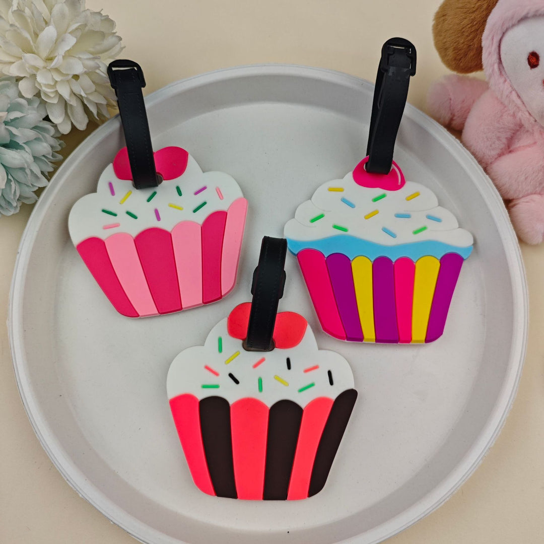 Unisex bagasjetag i cupcake-design Luvikno