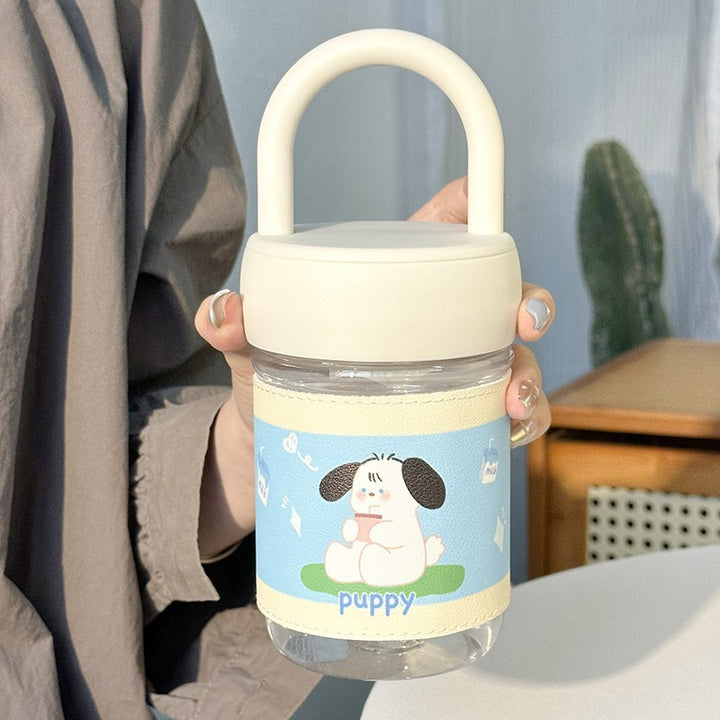 Dame drikkebeger med lekent hunde-design Luvikno