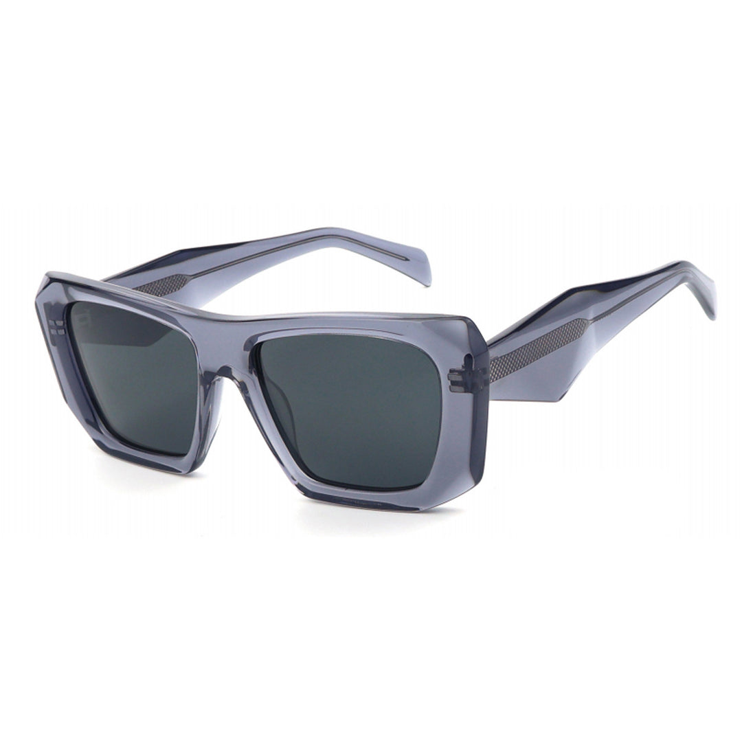 Dame oversized solbriller med unik, moderne ramme Luvikno