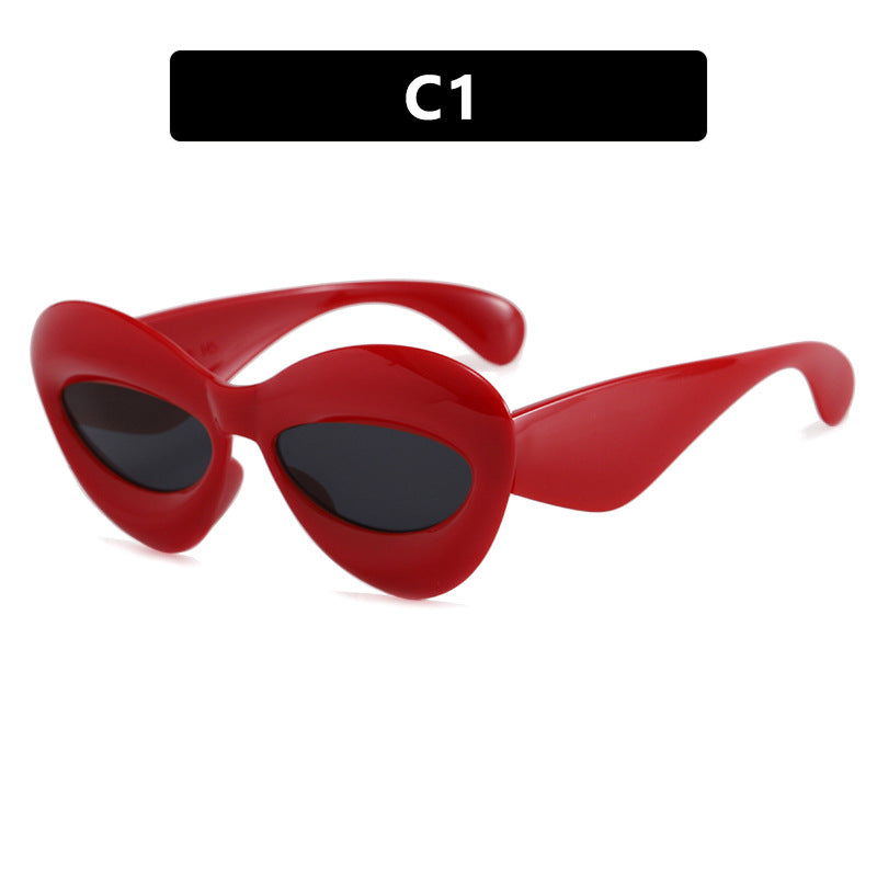 Dame Cat-Eye solbriller i moderne design Luvikno