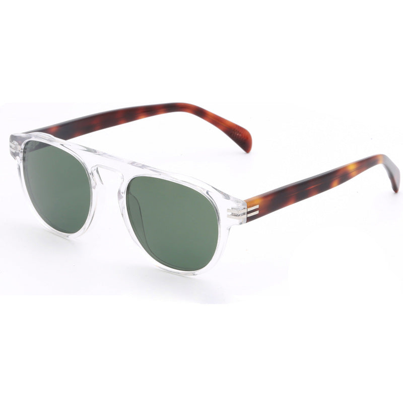 Dame moteriktig solbrille med smal ramme og stilige detaljer Luvikno
