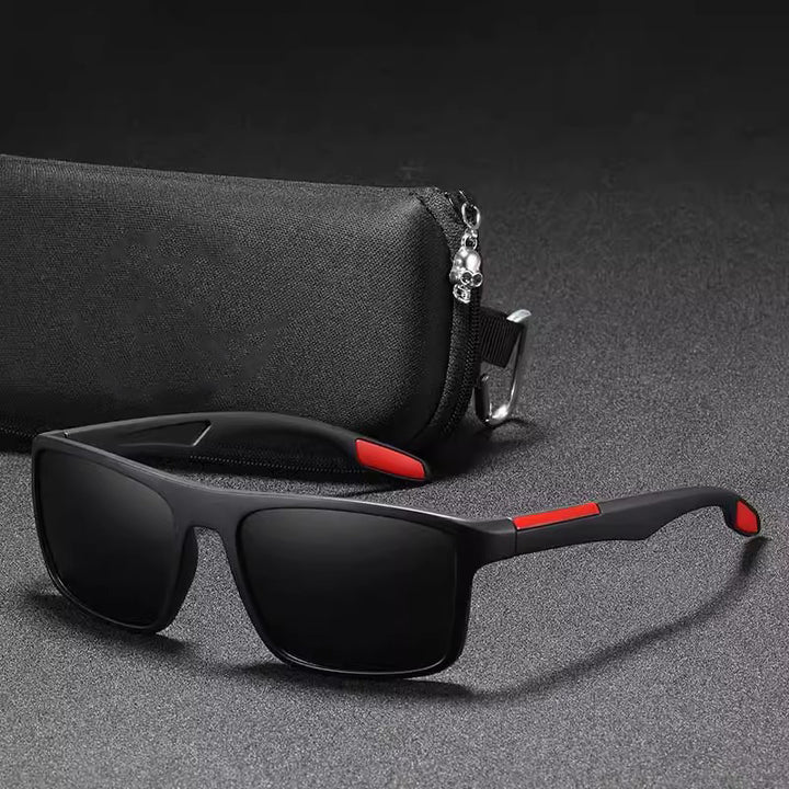 Herrer moteriktig sport solbrille Luvikno