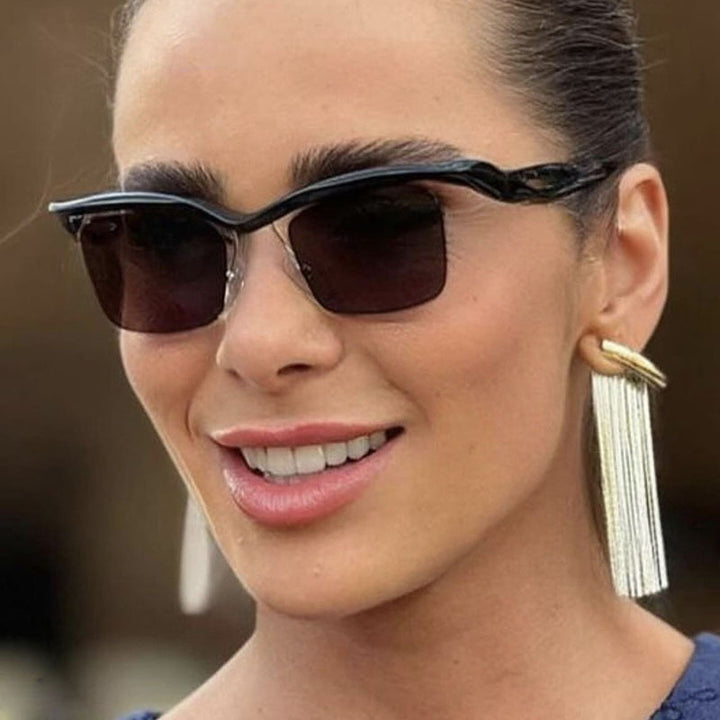 Damer sporty solbrille med aerodynamisk design og komfortabel bæreopplevelse Luvikno