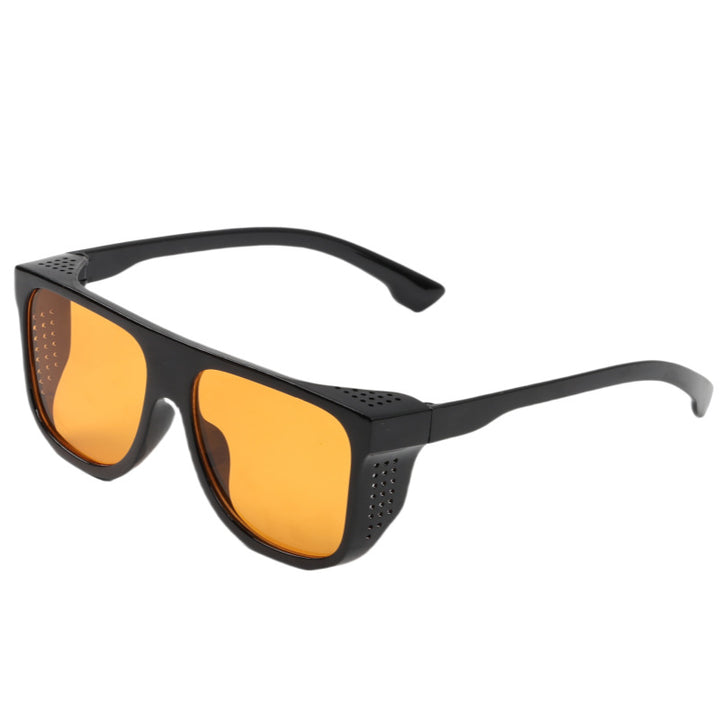 Dame moterik oversized solbrille med unik aksent Luvikno