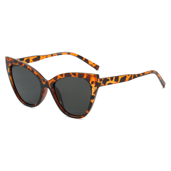 Dame Cat-Eye solbriller med UV-beskyttelse og moderne ramme Luvikno