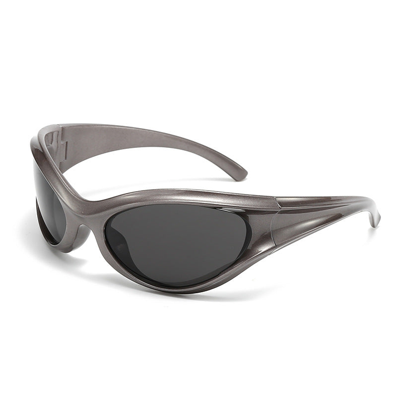 Dame sporty solbriller med aerodynamisk design og UV-beskyttelse Luvikno