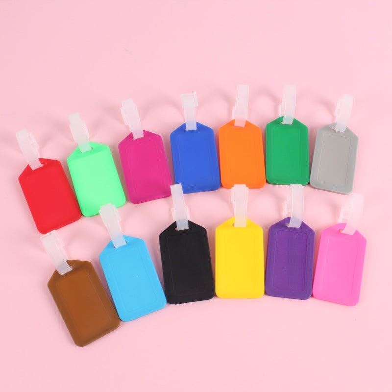 Unisex fleksibel silikon bagasjelapp Luvikno