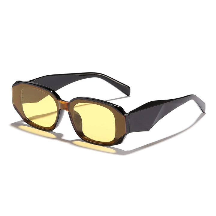 Dames moteriktig solbrille i kantet design med UV-beskyttelse Luvikno