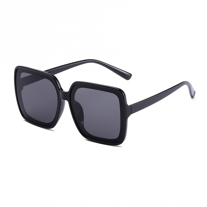 Dame firkantet solbrille med stilfull ramme og UV-beskyttelse Luvikno