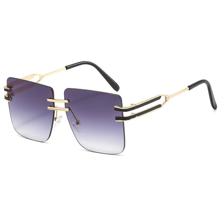 Dame mote solbrille med ekstravagant ramme og delikate detaljer Luvikno