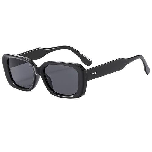 Dame stor firkantet solbrille med robust ramme og UV-beskyttelse Luvikno