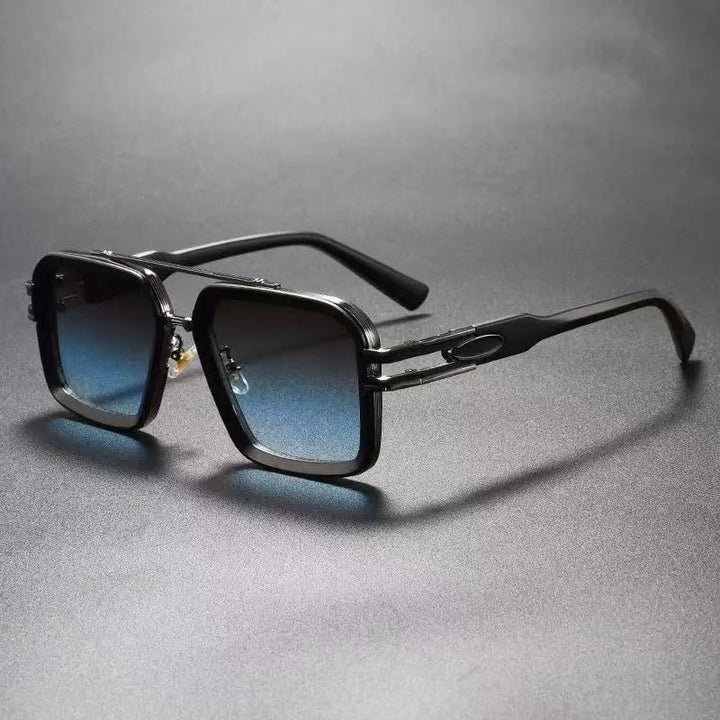Dame moterik solbrille med stilige kvadratiske rammer Luvikno
