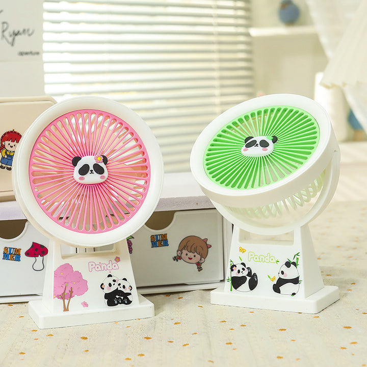 Dame Bærbar Minivifte med søtt Panda-design Luvikno