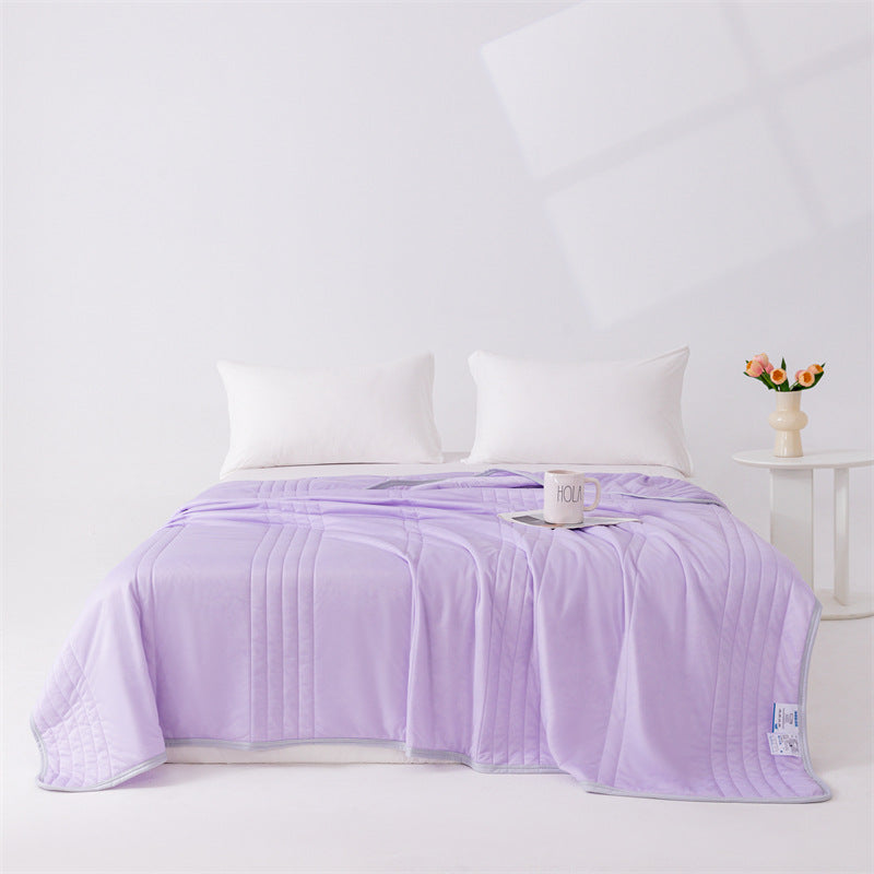 Cooling Ice Silk Summer Blanket – Lightweight, Washable, Soft Quilt for Babies & Adults | Luvikno